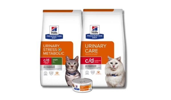 Prescription Diet Urinary Care cat food range