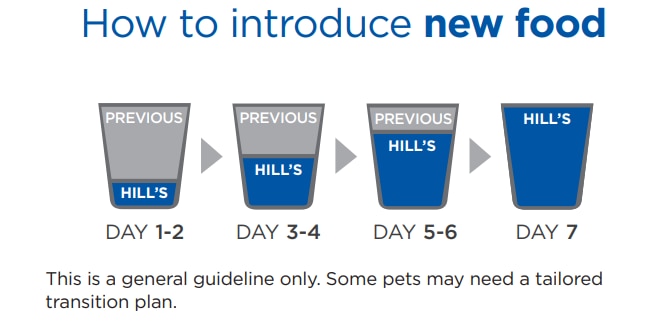 Imagen de transición al alimento Hill's