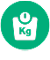 control de peso, icono de báscula
