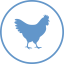 icono de pollo