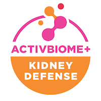 ActivBiome+ Kidney Defense, una exclusiva combinación de prebióticos que ha probado que activa el microbioma intestinal para ayudar a proteger la función renal